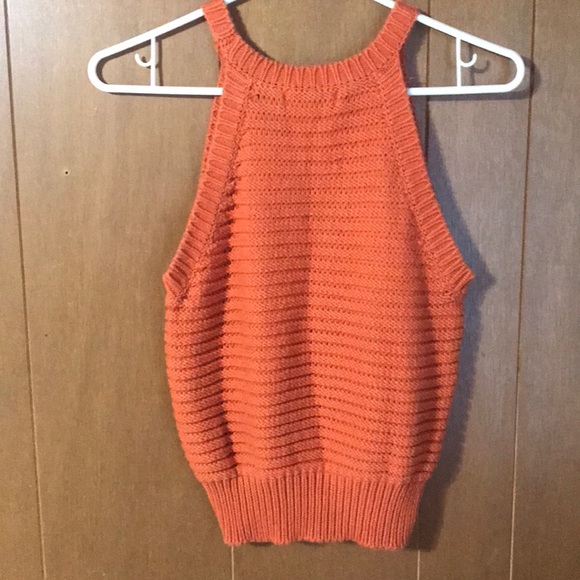 Jones New York Burnt Orange Sweater HalterTank Top - Picture 3 of 6